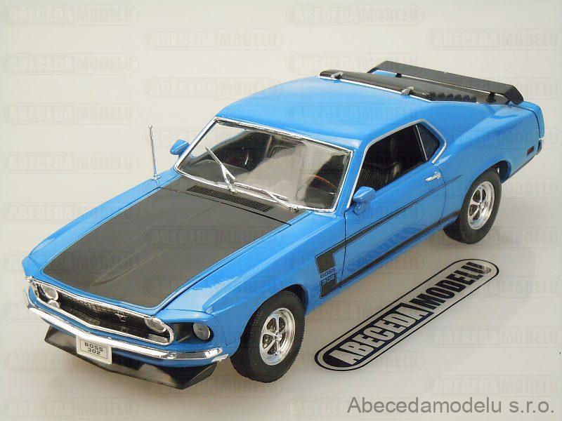 GMP 1:18 Ford Mustang Boss 429 The Malco Gasser 1969 bleu A1801858 modèle voiture A1801858 GMP 1:18 Ford Mustang Boss 429 The Malco Gasser 1969 bleu A1801858 modèle voiture A1801858