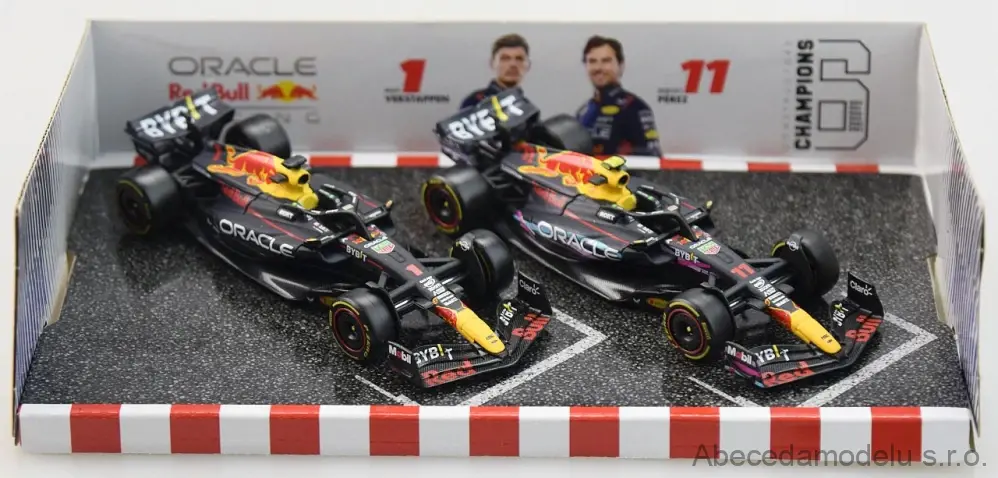 Red Bull Set F1 2x RB19 No.1 M.Verstappen+No.11 S.Perez