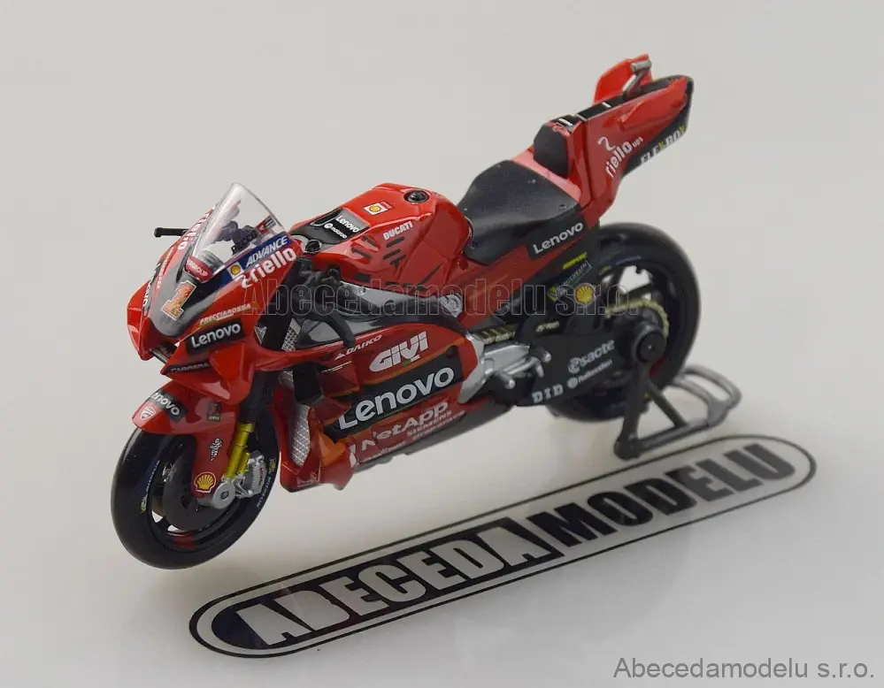 Maisto Ducati DESMOSEDICI Moto GP 2022 Modellauto 1:18 - Rennmotorrad In Rot/Schwarz