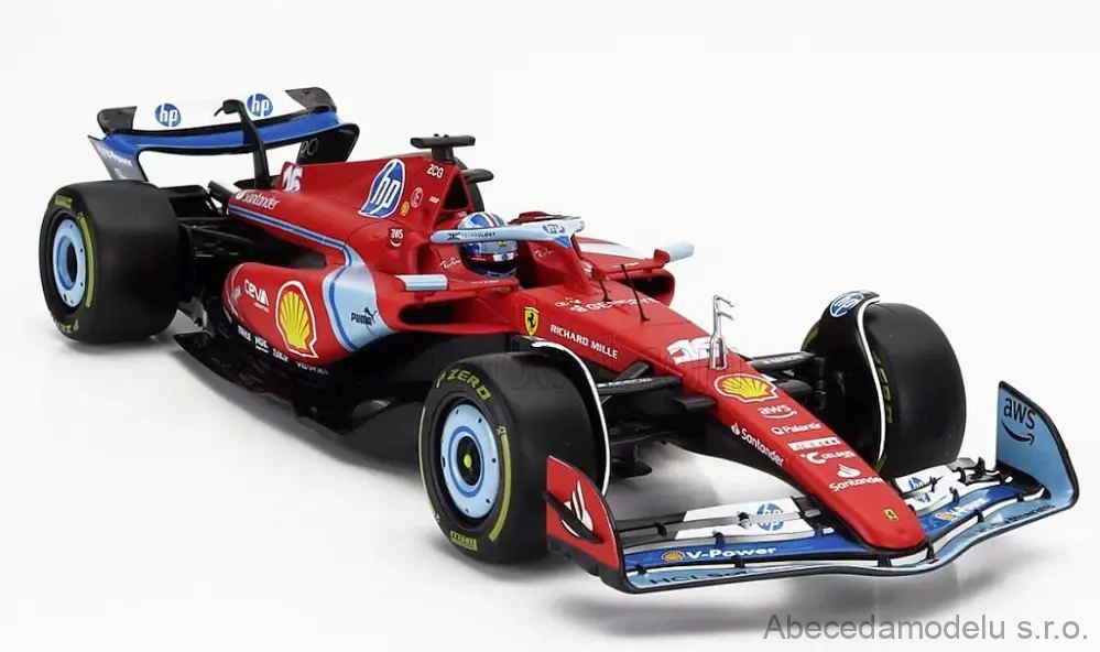 Bburago 1:18 Charles Leclerc Ferrari SF-24 #16 3ème Miami GP formule 1