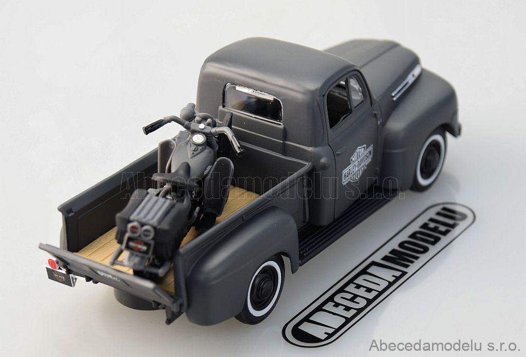Ford F-1 Pickup 1948 + Harley-Davidson Wla Flathead 1942