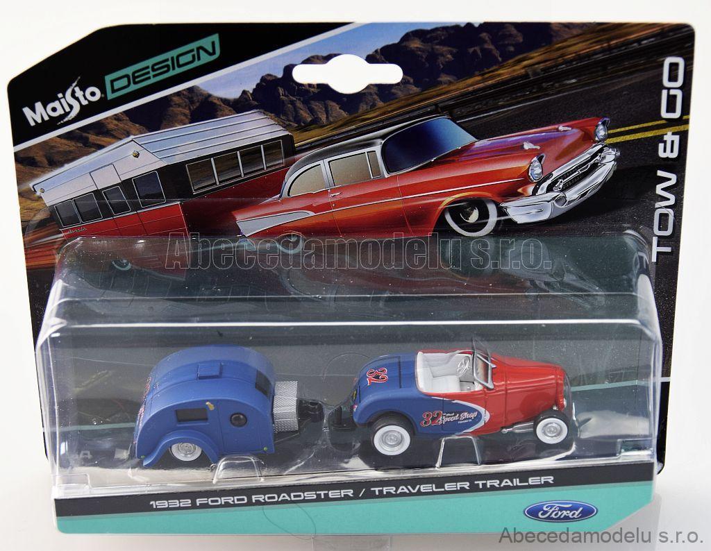 Ford Roadster 1932 + Traveler Trailer