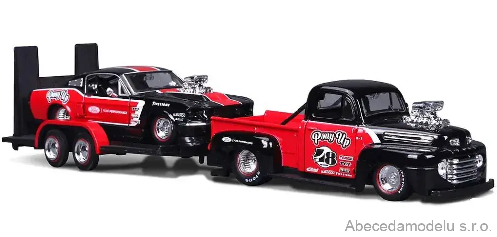 Ford F1 PickUp 1948 + Ford Mustang GT 1967