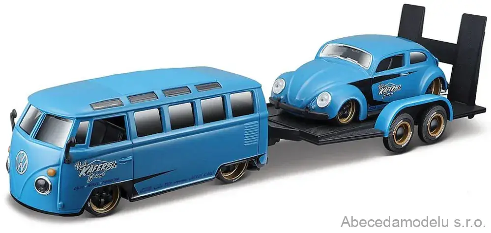 VW Van Samba + VW Beetle