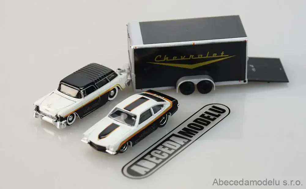 Chevrolet Nomad 1955 + Chevrolet Vega 1971 + Car Trailer
