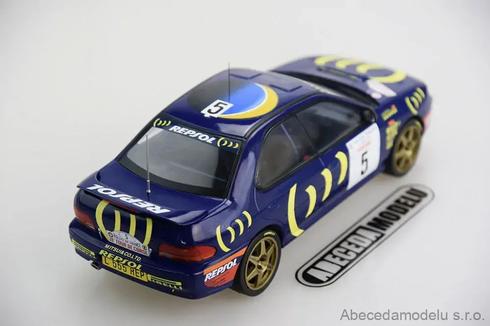 Subaru Impreza 555 #5 Sainz-Moya Tour de Corse 1995