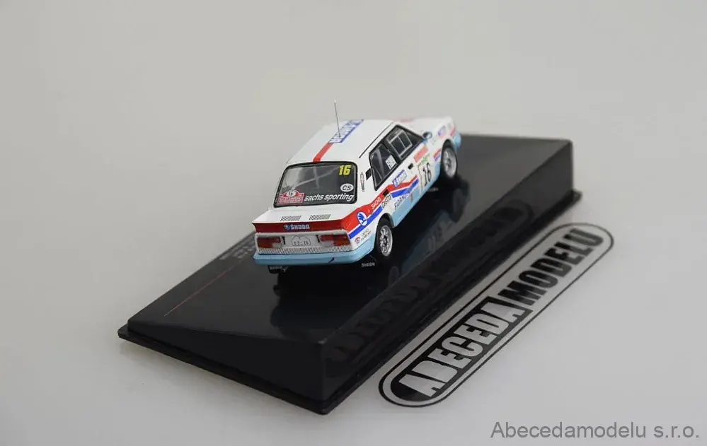 Škoda 130 LR #16 L.Křeček-B.Motl Rally Sanremo 1986