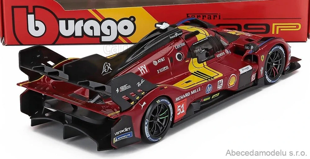 Ferrari 499P 3.0L Turbo V6 Team Ferrari AF Corse No.51 3rd 24h Le Mans 2025 A.P.Guidi - J.Calado - A.Giovinazzi