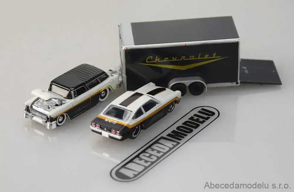 Chevrolet Nomad 1955 + Chevrolet Vega 1971 + Car Trailer