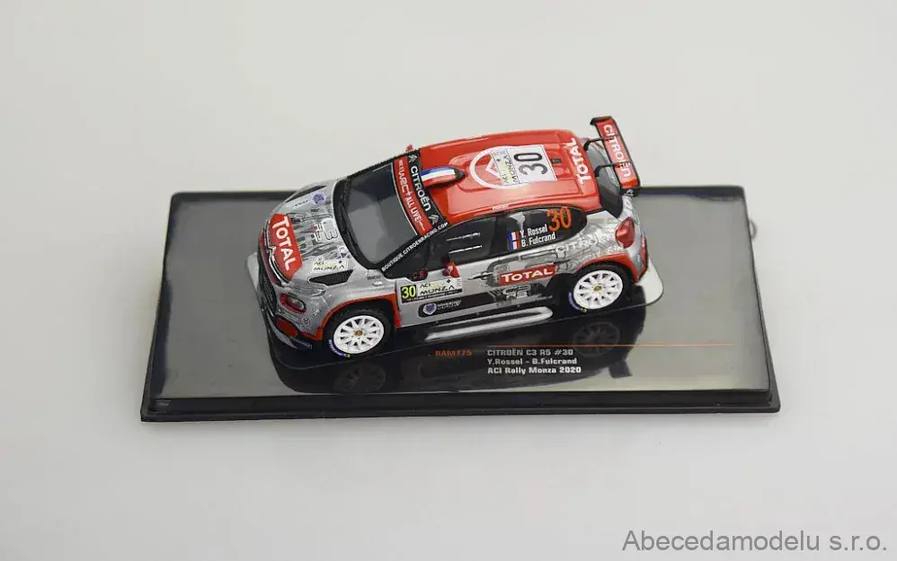 Citroen C3 R5 #30 Rossel-Fulcrand ACI Rally Monza 2020