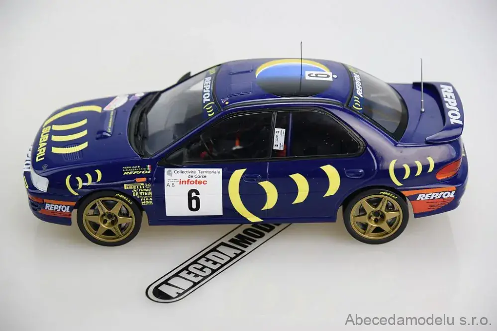 Subaru Impreza 555 #6 Liatti-Alessandrini Tour de Corse 1995