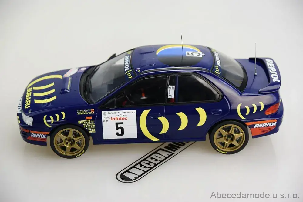Subaru Impreza 555 #5 Sainz-Moya Tour de Corse 1995