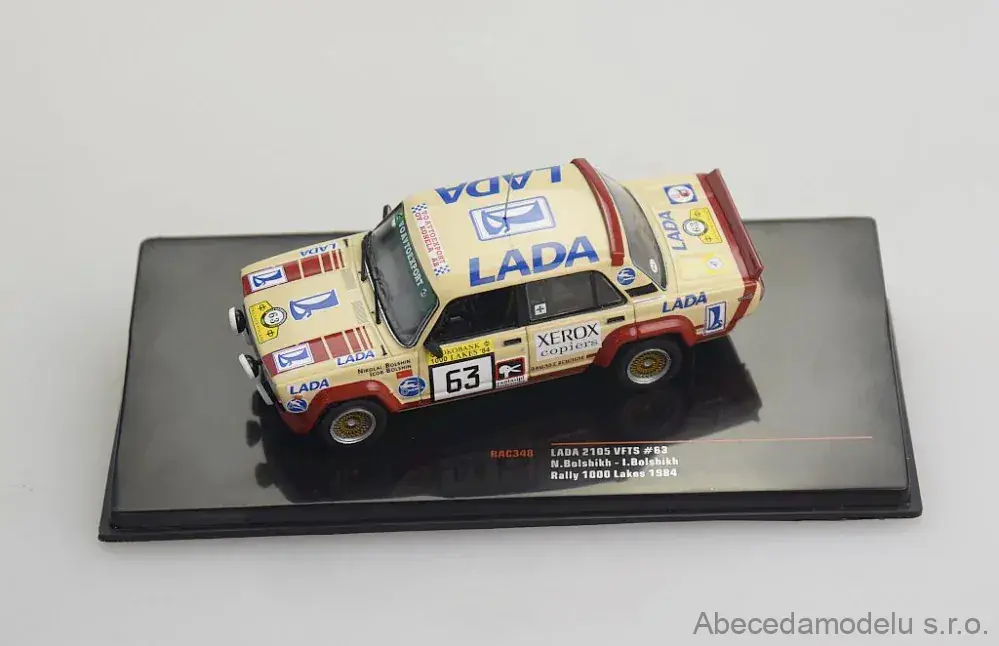 Lada 2105 VFTS #63 N.Bolshikh-I.Bolshikh 1000 Lakes Rally 1984