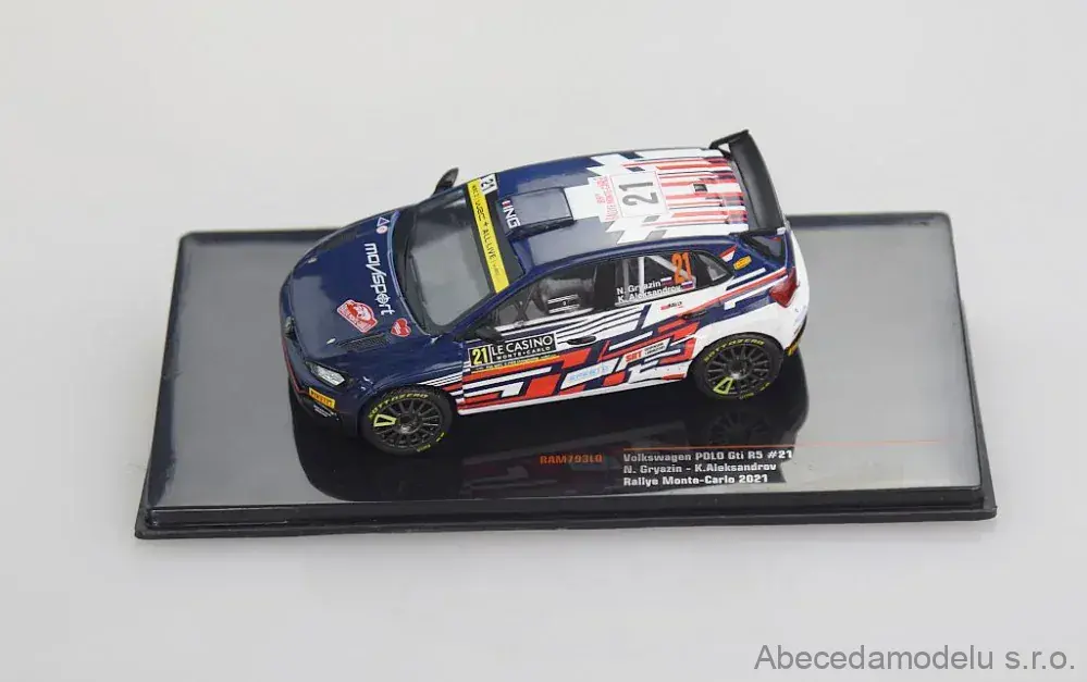 VW Polo GTi R5 #21 N.Gryazin-K.Aleksandrov Rally Monte Carlo 2021