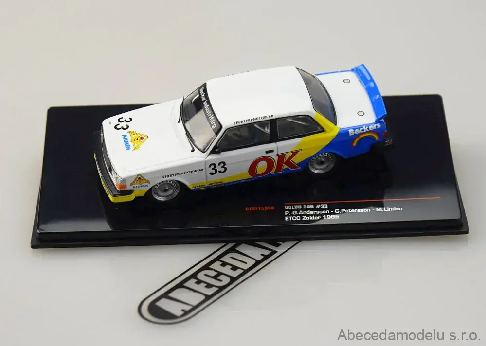 Volvo 240 #33 P.G.Andersson-G.Petersson-M.Linden ETCC Zolder 1985
