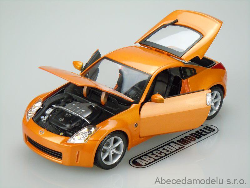 Hot Wheels 1/18 Nissan 350Z Z33 GT Fairlady - Miniature Métal Grise - Occasion