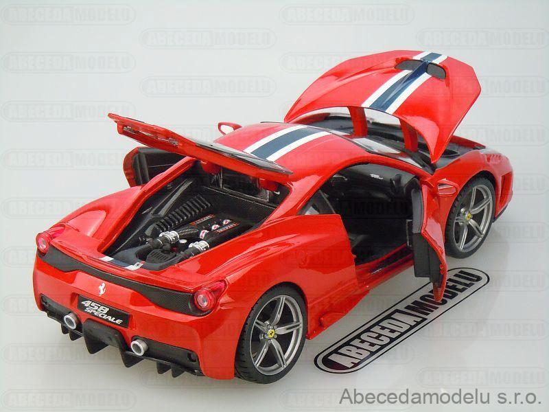 Bburago Ferrari 458 Speciale 1:64 Vermelho - Miniatura Colecionável de Bburago Ferrari 458 Speciale 1:64 Vermelho - Miniatura Colecionável de