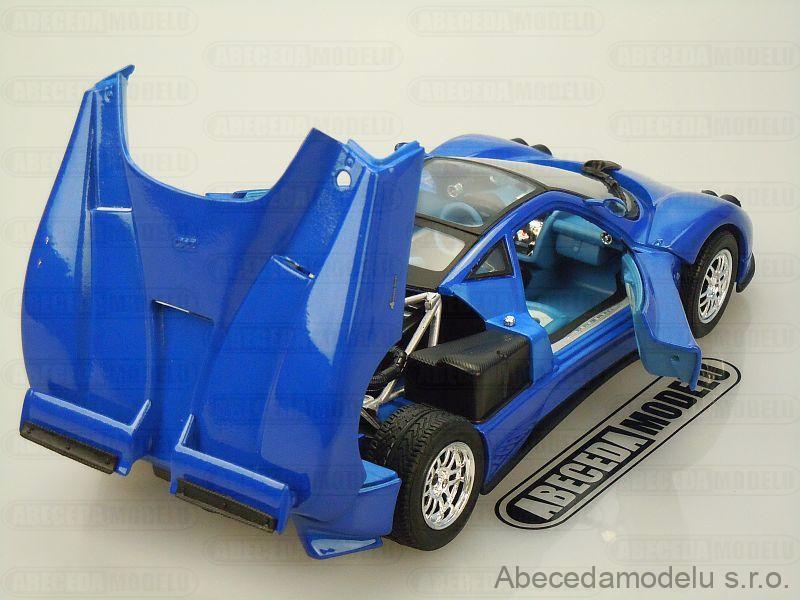 SOLIDO Pagani Zonda C12, bleu métallisé. 1/18