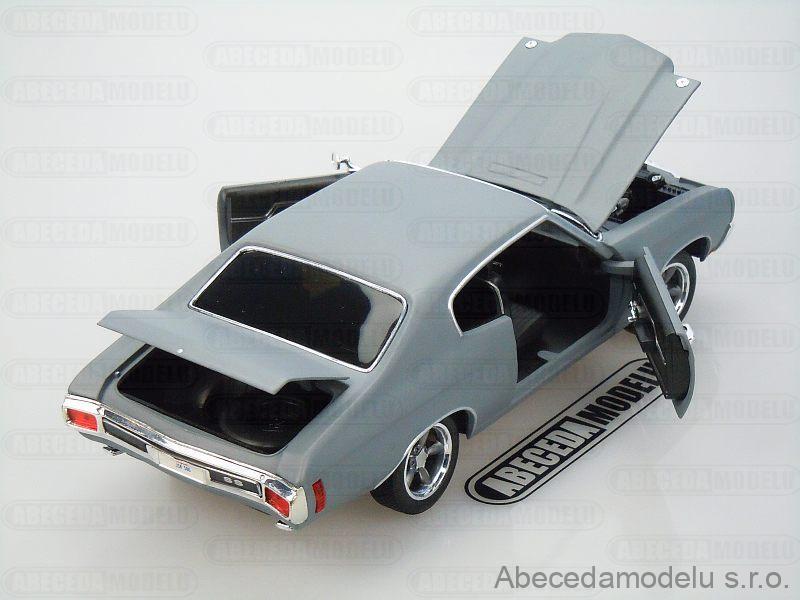 FAST & FURIOUS: DOM'S 1970 CHEVY CHEVELLE SS - véhicule miniature 1/24, jada toys, jada97193