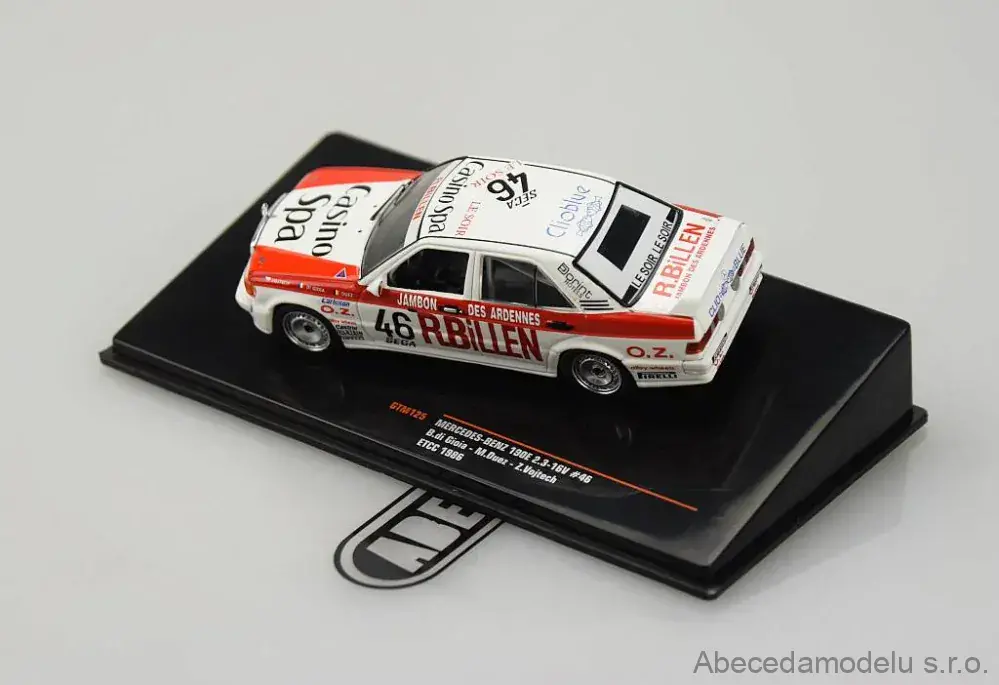Mercedes Benz 190E2.3-16V  #46 M.Duez-Z.Vojtěch-B.di Gioia ETCC 1986