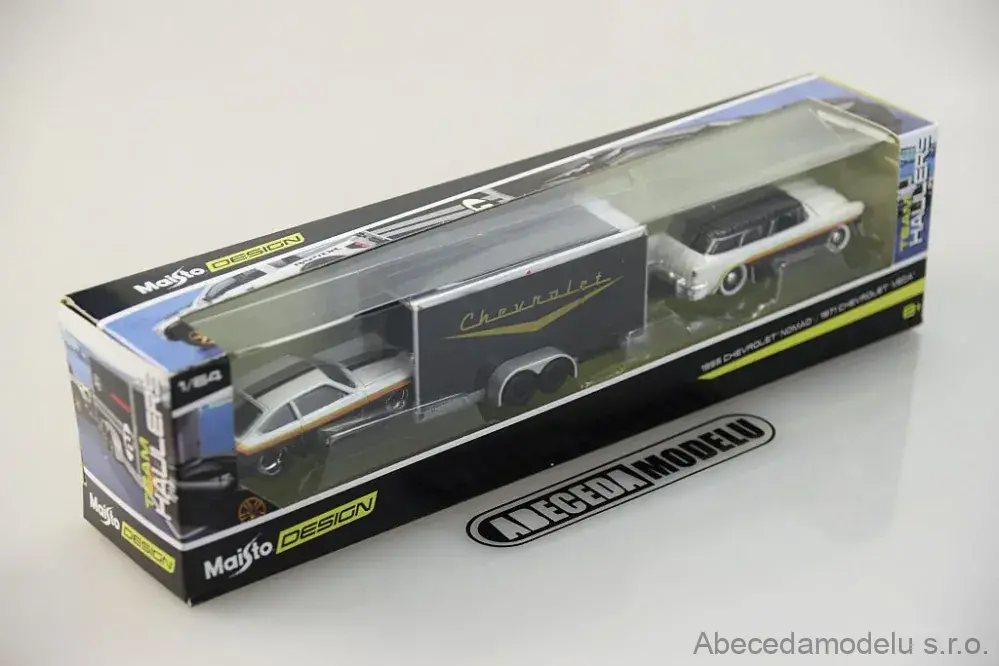 Chevrolet Nomad 1955 + Chevrolet Vega 1971 + Car Trailer