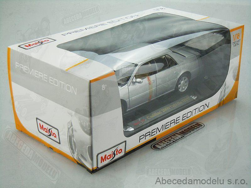 Maisto Special Edition 1/18 Cadillac Deville DTS 2000 - Argenté - Réf 31877