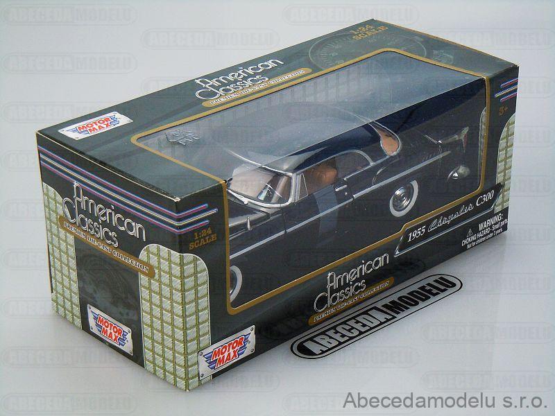 Chrysler 300 C-300 1955 nero modellino 73302 Motormax 1/24 4058124180463 Chrysler 300 C-300 1955 nero modellino 73302 Motormax 1/24 4058124180463