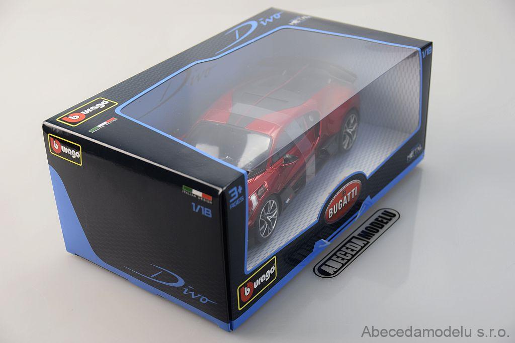 Bburago 1:18 Bugatti Divo ano de construção 2018 esteira cinza / azul claro 18-11045 modelo carro 18-11045 4893993110452 8719247525345