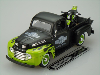 Ford F-1 Pickup 1948 + Harley Davidson Fl Panhead 1948