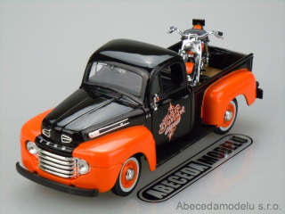 Ford F-1 Pickup 1948 + Harley-Davidson Flh Duo Glide 1958