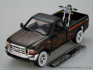 Ford F-350 Super Duty Pickup 1999 + Harley-Davidson FXSTB Night Train 2002