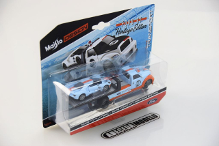 Maisto Flatbed/Ford GT Heritage Edition 2019