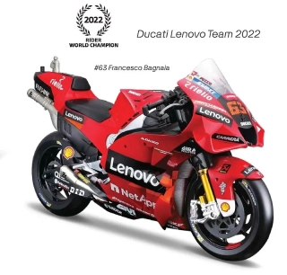 Ducati Desmosedici Ducati Lenovo Team No.63 F.Bagnaia MotoGP 2022