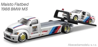 Maisto Flatbed / BMW M3 1988