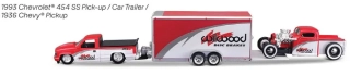 Chevrolet 454 SS Pick-Up 1993 + Chevy Pickup 1936 + Car Trailer