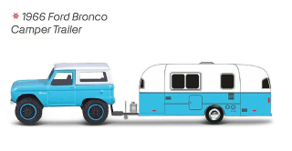 Ford Bronco 1966 + Camper Trailer